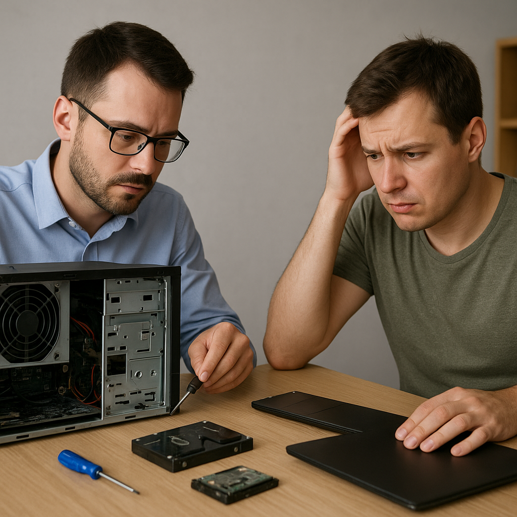 Serwis komputerowy a samodzielna naprawa – kiedy lepiej zaufać specjaliście